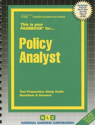 Book cover for Policy Analyst