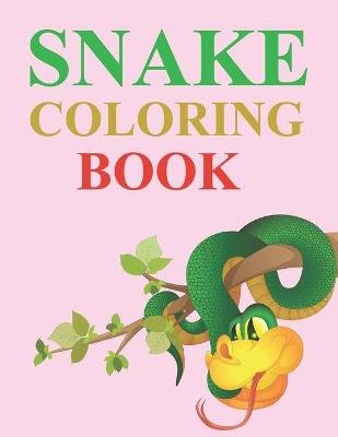 Book cover for Snake Coloring Book