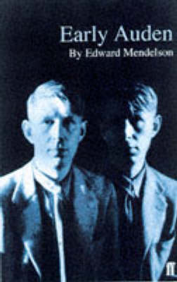 Book cover for Early Auden