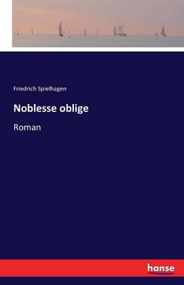 Book cover for Noblesse oblige