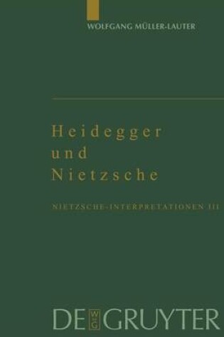 Cover of Heidegger Und Nietzsche