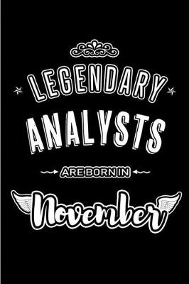 Book cover for Legendary Analysts are born in November