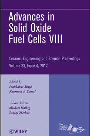 Cover of Advances in Solid Oxide Fuel Cells VIII, Volume 33, Issue 4
