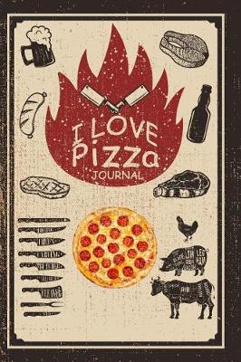 Book cover for I Love Pizza Journal