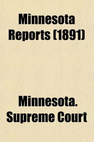 Cover of Minnesota Reports (Volume 44)