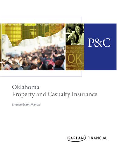 Book cover for Oklahoma Property and Casualty Insurance License Exam Manual
