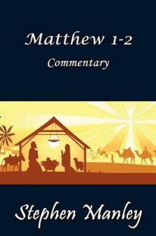 Cover of Matthew 1-2 Commentary