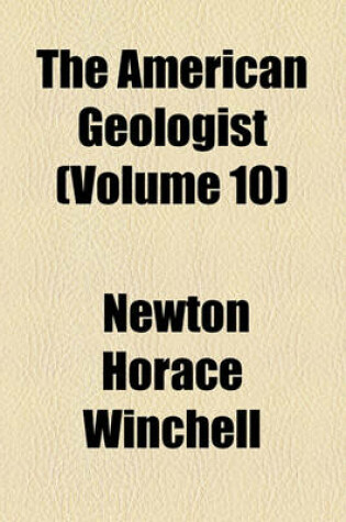 Cover of The American Geologist (Volume 10)