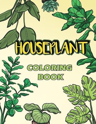 Book cover for Houseplant Coloring Book