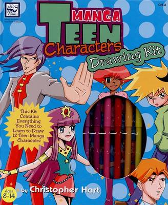 Book cover for Magna Teen Characters Drawing Kit