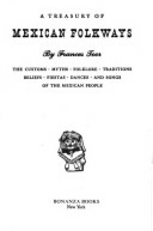 Cover of Treasury of Mexican Folkways