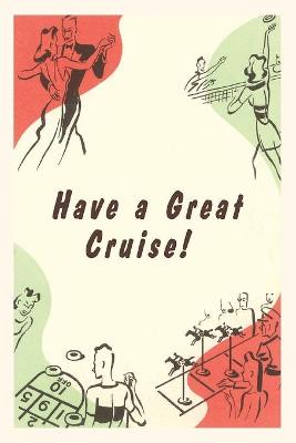 Book cover for Vintage Journal Cruise Drawings Travel Poster