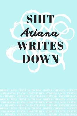 Book cover for Shit Ariana Writes Down