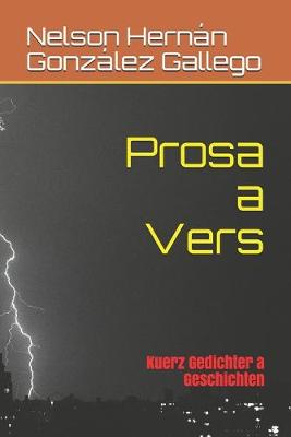 Book cover for Prosa a Vers