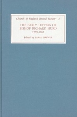 Book cover for The Early Letters of Bishop Richard Hurd, 1739 to 1762