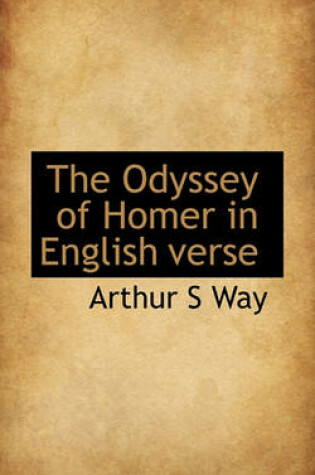 Cover of The Odyssey of Homer in English Verse