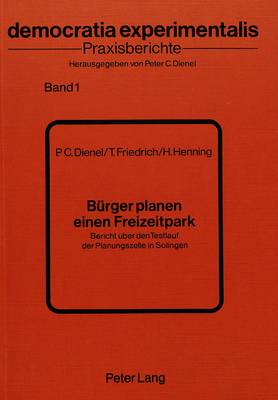 Book cover for Buerger Planen Einen Freizeitpark