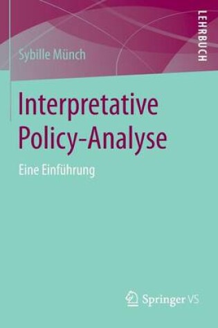 Cover of Interpretative Policy-Analyse
