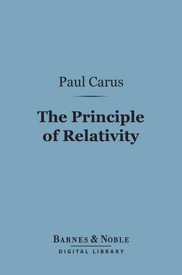 Book cover for The Principle of Relativity (Barnes & Noble Digital Library)