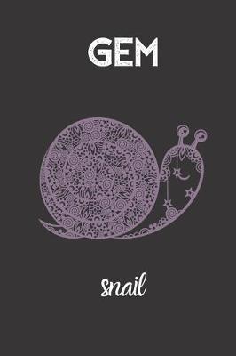 Book cover for gem snail