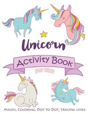 Book cover for Magical Unicorn Activity Book for kids