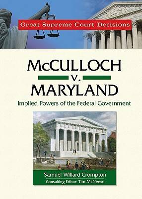 Book cover for Mcculloch v. Maryland