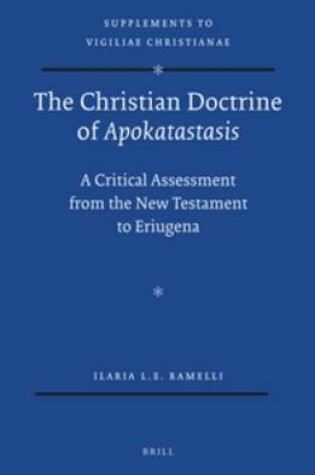 Cover of The Christian Doctrine of Apokatastasis