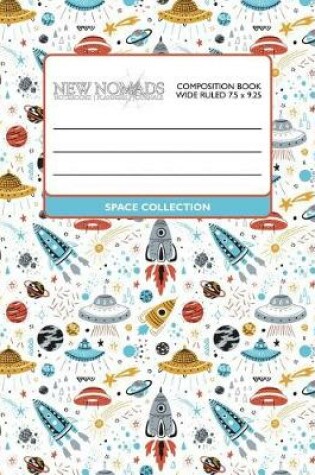 Cover of Wide Ruled Composition Book - Space Collection