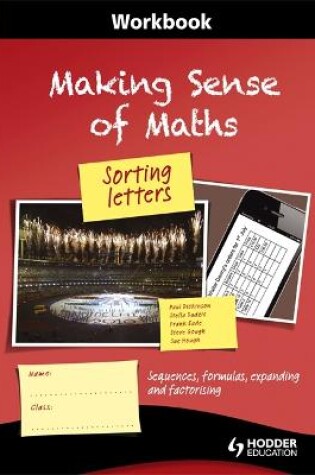 Cover of Making Sense of Maths: Sorting Letters - Workbook