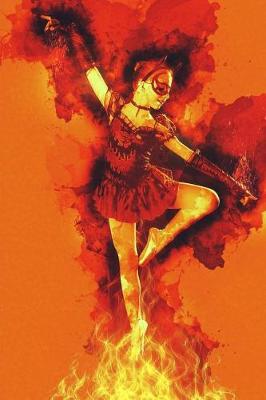 Book cover for Ballerina Dancing in Fire - Ballet Dancer Journal