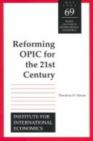 Cover of Reforming OPIC for the 21st Century