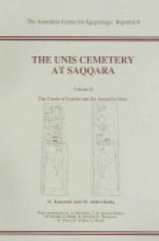 Cover of The Unis Cemetery at Saqqara
