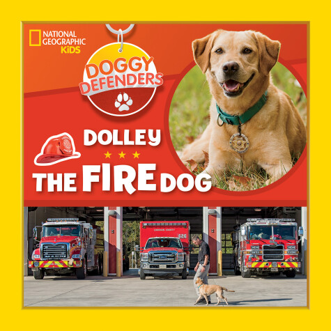 Book cover for Doggy Defenders: Dolley the Fire Dog