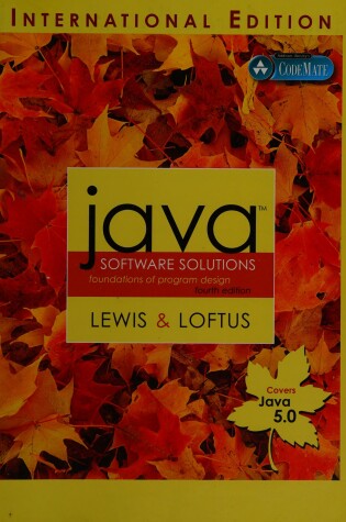 Cover of Java Software Solutions (Java 5.0 version)