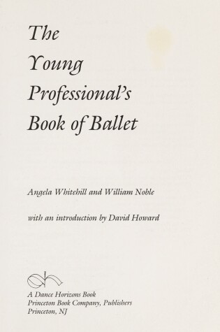 Cover of The Young Professional's Book of Ballet