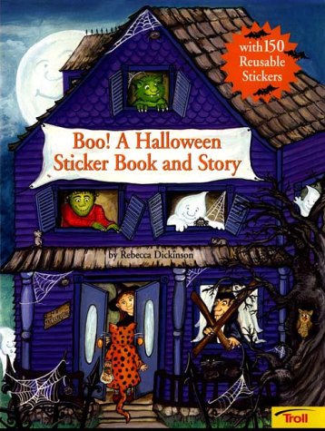 Book cover for Boo! a Halloween Sticker Book & Story