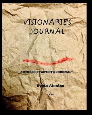 Book cover for Visionarie's journal.