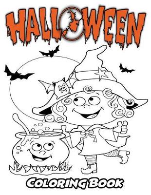 Book cover for Halloween Coloring Book