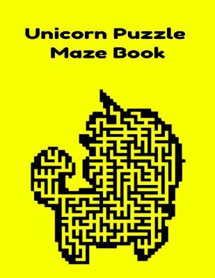 Book cover for Unicorn Puzzle Maze Book