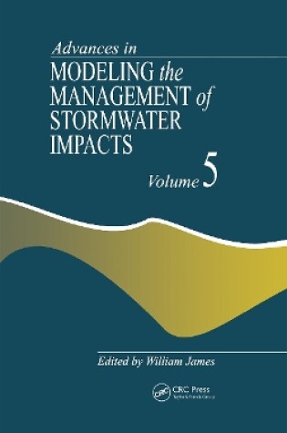 Cover of Advances in Modeling the Management of Stormwater Impacts