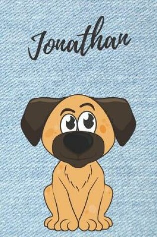 Cover of Jonathan Hunde-Notizbuch / Malbuch / Tagebuch