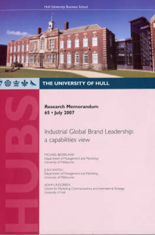 Cover of Industrial Global Brand Leadership: a Capabilities View