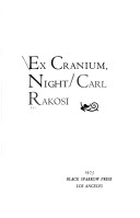 Book cover for Ex Cranium, Night