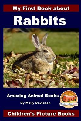 Book cover for My First Book about Rabbits - Amazing Animal Books - Children's Picture Books