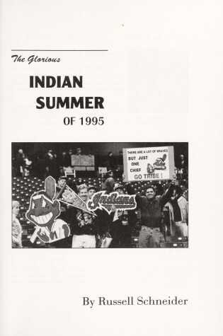 Cover of Glorious Indian Summer of 1995