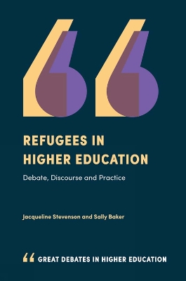 Book cover for Refugees in Higher Education