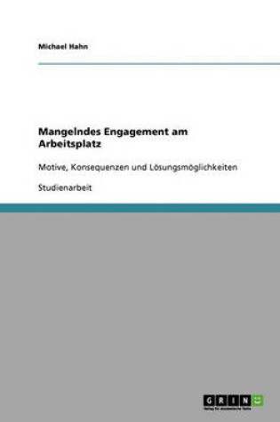 Cover of Mangelndes Engagement am Arbeitsplatz