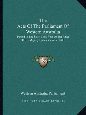 Book cover for The Acts of the Parliament of Western Australia