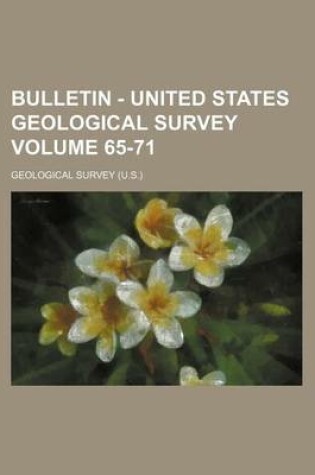 Cover of Bulletin - United States Geological Survey Volume 65-71