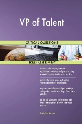 Cover of VP of Talent Critical Questions Skills Assessment